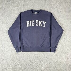 Champion Reverse Weave Sweatshirt Medium Big Sky Montana Ski Resort